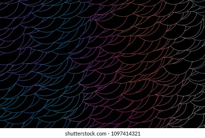 Light Multicolor, Rainbow vector  template with circles. Abstract illustration with colored bubbles in nature style. Beautiful design for your business natural advert.