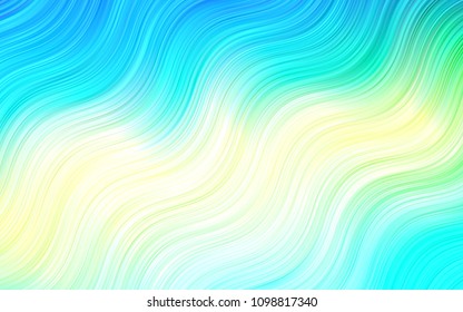 Light Multicolor, Rainbow vector template with liquid shapes. Creative illustration in halftone marble style with gradient. The template for cell phone backgrounds.