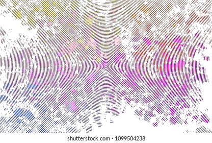 Light Multicolor, Rainbow vector template with repeated sticks. Blurred decorative design in simple style with lines. The pattern can be used as ads, poster, banner for commercial.