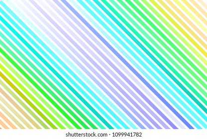 Light Multicolor, Rainbow vector template with repeated sticks. Shining colored illustration with narrow lines. The pattern can be used for busines ad, booklets, leaflets