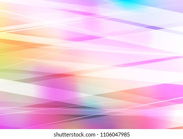 Light Multicolor, Rainbow vector template with repeated sticks. Modern geometrical abstract illustration with staves. The pattern can be used for busines ad, booklets, leaflets