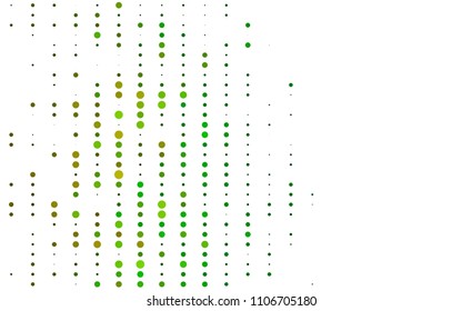 Light Multicolor, Rainbow vector  template with circles. Blurred decorative design in abstract style with bubbles. Pattern can be used as texture of water, rain drops.