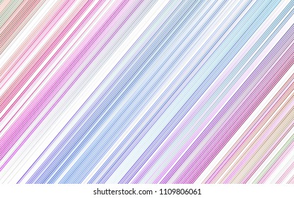 Light Multicolor, Rainbow vector template with repeated sticks. Glitter abstract illustration with colored sticks. The pattern can be used for busines ad, booklets, leaflets