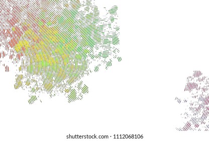 Light Multicolor, Rainbow vector template with repeated sticks. Decorative shining illustration with lines on abstract template. Smart design for your business advert.