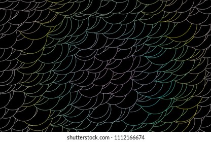 Light Multicolor, Rainbow vector  template with circles. Beautiful colored illustration with blurred circles in nature style. The pattern can be used for aqua ad, booklets.