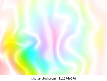 Light Multicolor, Rainbow vector template with bent ribbons. An elegant bright illustration with gradient. A completely new template for your business design.
