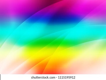 Light Multicolor, Rainbow vector template with repeated sticks. Decorative shining illustration with lines on abstract template. The pattern can be used as ads, poster, banner for commercial.