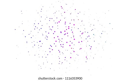 Light Multicolor, Rainbow vector  template with circles. Glitter abstract illustration with blurred drops of rain. The pattern can be used for aqua ad, booklets.