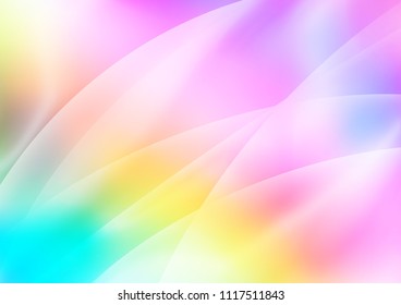 Light Multicolor, Rainbow vector template with repeated sticks. Shining colored illustration with narrow lines. Smart design for your business advert.