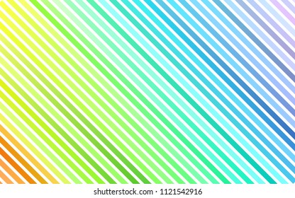 Light Multicolor, Rainbow vector template with repeated sticks. Glitter abstract illustration with colored sticks. Smart design for your business advert.