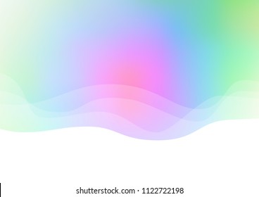 Light Multicolor, Rainbow vector template with liquid shapes. Shining illustration, which consist of blurred lines, circles. A completely new marble design for your business.