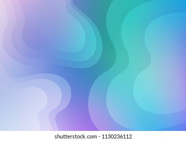 Light Multicolor, Rainbow vector template with abstract lines. Glitter abstract illustration with wry lines. New composition for your brand book.