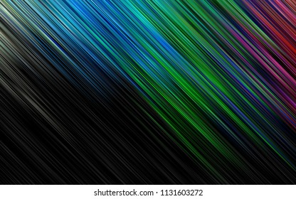 Light Multicolor, Rainbow vector template with repeated sticks. Lines on blurred abstract background with gradient. The template can be used as a background.