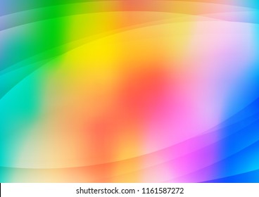 Light Multicolor, Rainbow vector template with repeated sticks. Shining colored illustration with narrow lines. The pattern can be used for websites.