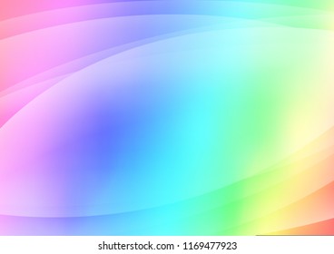 Light Multicolor, Rainbow vector template with repeated sticks. Decorative shining illustration with lines on abstract template. The template can be used as a background.