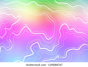 Light Multicolor, Rainbow vector template with repeated sticks. Glitter abstract illustration with colored sticks. The template can be used as a background.