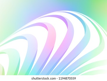 Light Multicolor, Rainbow vector template with repeated sticks. Glitter abstract illustration with colored sticks. The pattern can be used as ads, poster, banner for commercial.