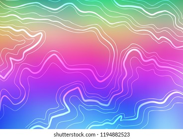 Light Multicolor, Rainbow vector template with repeated sticks. Modern geometrical abstract illustration with staves. Smart design for your business advert.