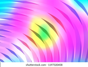 Light Multicolor, Rainbow vector template with repeated sticks. Decorative shining illustration with lines on abstract template. The pattern can be used as ads, poster, banner for commercial.