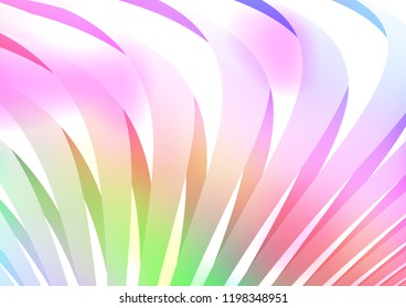 Light Multicolor, Rainbow vector template with repeated sticks. Decorative shining illustration with lines on abstract template. The pattern can be used for busines ad, booklets, leaflets