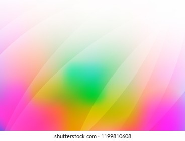 Light Multicolor, Rainbow vector template with repeated sticks. Decorative shining illustration with lines on abstract template. Best design for your ad, poster, banner.