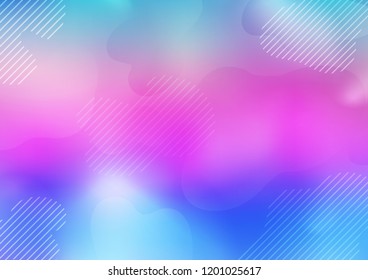 Light Multicolor, Rainbow vector template with repeated sticks. Glitter abstract illustration with colored sticks. The pattern can be used for websites.