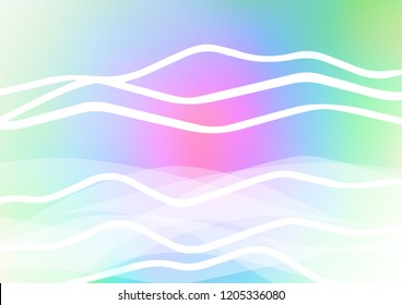 Light Multicolor, Rainbow vector template with repeated sticks. Modern geometrical abstract illustration with staves. The pattern can be used for websites.