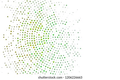 Light Multicolor, Rainbow vector template with crystals, triangles. Abstract gradient illustration with triangles. Pattern can be used for websites.