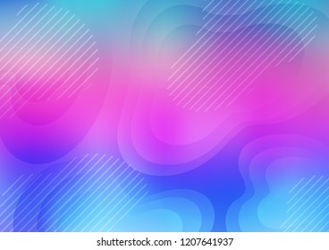 Light Multicolor, Rainbow vector template with repeated sticks. Modern geometrical abstract illustration with staves. The pattern can be used as ads, poster, banner for commercial.
