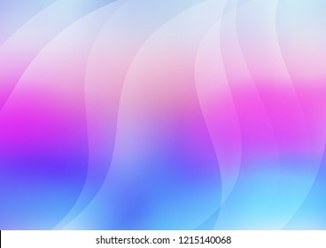 Light Multicolor, Rainbow vector template with repeated sticks. Lines on blurred abstract background with gradient. The pattern can be used for busines ad, booklets, leaflets
