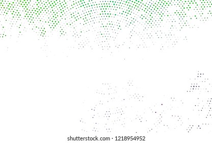 Light Multicolor, Rainbow vector template with circles. Glitter abstract illustration with blurred drops of rain. Design for posters, banners.