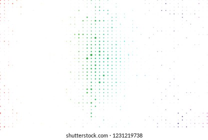 Light Multicolor, Rainbow vector template with circles. Illustration with set of shining colorful abstract circles. Pattern for beautiful websites.