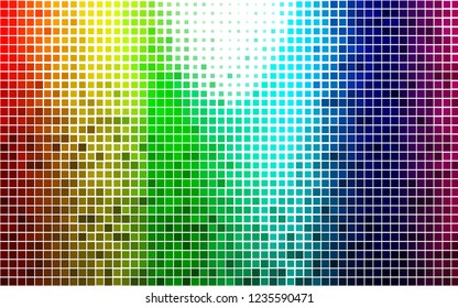 Light Multicolor, Rainbow vector template with crystals, rectangles. Modern abstract illustration with colorful rectangles. Modern template for your landing page.