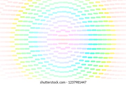 Light Multicolor, Rainbow vector template with repeated sticks. Decorative shining illustration with lines on abstract template. Best design for your ad, poster, banner.
