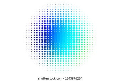 Light Multicolor, Rainbow vector template with circles. Blurred decorative design in abstract style with bubbles. Design for business adverts.