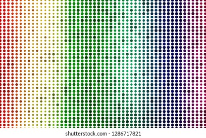 Light Multicolor, Rainbow vector template with circles. Modern abstract illustration with colorful water drops. Design for posters, banners.