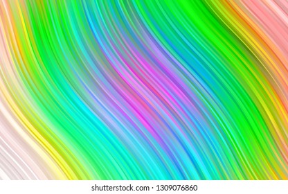 Light Multicolor, Rainbow vector template with bubble shapes. Geometric illustration in marble style with gradient.  New composition for your brand book.
