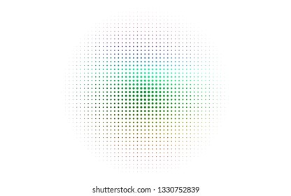 Light Multicolor, Rainbow vector template with circles. Blurred decorative design in abstract style with bubbles. Design for posters, banners.