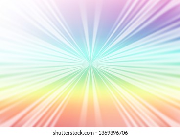 Light Multicolor, Rainbow vector template with repeated sticks. Blurred decorative design in simple style with lines. Pattern for ads, posters, banners.