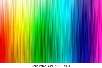 Light Multicolor, Rainbow vector template with repeated sticks. Decorative shining illustration with lines on abstract template. Pattern for ads, posters, banners.