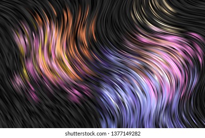 Light Multicolor, Rainbow vector template with bubble shapes. Shining illustration, which consist of blurred lines, circles. A completely new template for your business design.
