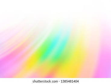 Light Multicolor, Rainbow vector template with bubble shapes. Modern gradient abstract illustration with bandy lines. The elegant pattern for brand book.