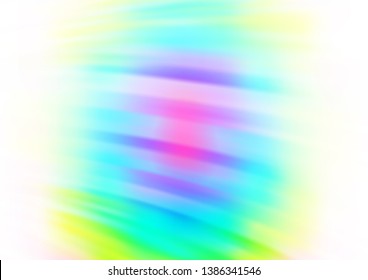 Light Multicolor, Rainbow vector template with bent lines. Shining crooked illustration in marble style. The best blurred design for your business.