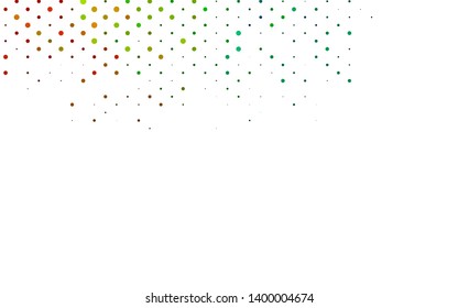 Light Multicolor, Rainbow vector template with circles. Blurred decorative design in abstract style with bubbles. Pattern for beautiful websites.