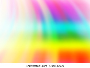 Light Multicolor, Rainbow vector template with bubble shapes. An elegant bright illustration with gradient. The best blurred design for your business.