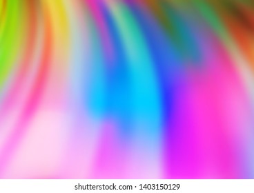 Light Multicolor, Rainbow vector template with bubble shapes. Brand new colored illustration in marble style with gradient. Pattern for your business design.