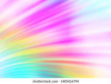 Light Multicolor, Rainbow vector template with lava shapes. A completely new color illustration in marble style. Brand new design for your ads, poster, banner.