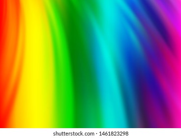 Light Multicolor, Rainbow vector template with lava shapes. Brand new colored illustration in marble style with gradient. The template for cell phone backgrounds.