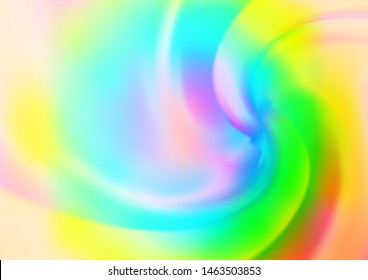 Light Multicolor, Rainbow vector template with lava shapes. Colorful abstract illustration with gradient lines. Brand new design for your ads, poster, banner.