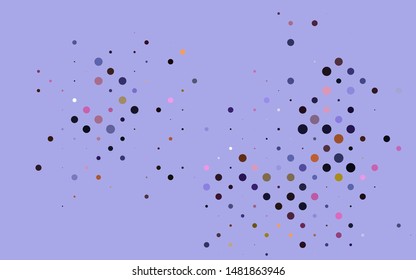 Light Multicolor, Rainbow vector template with circles. Modern abstract illustration with colorful water drops. Pattern for ads, leaflets.
